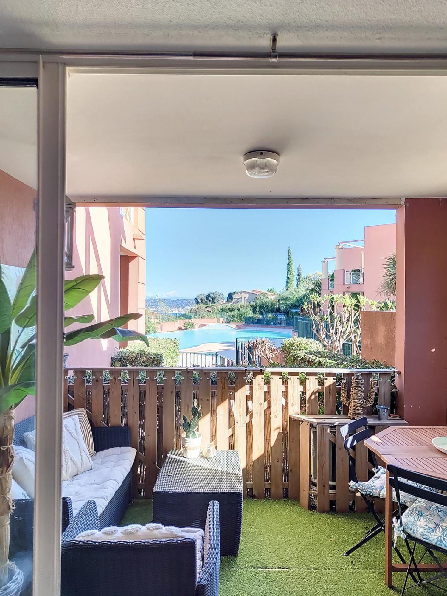 Vue Mer, Piscine, Free Parking Daire Théoule-sur-Mer Dış mekan fotoğraf