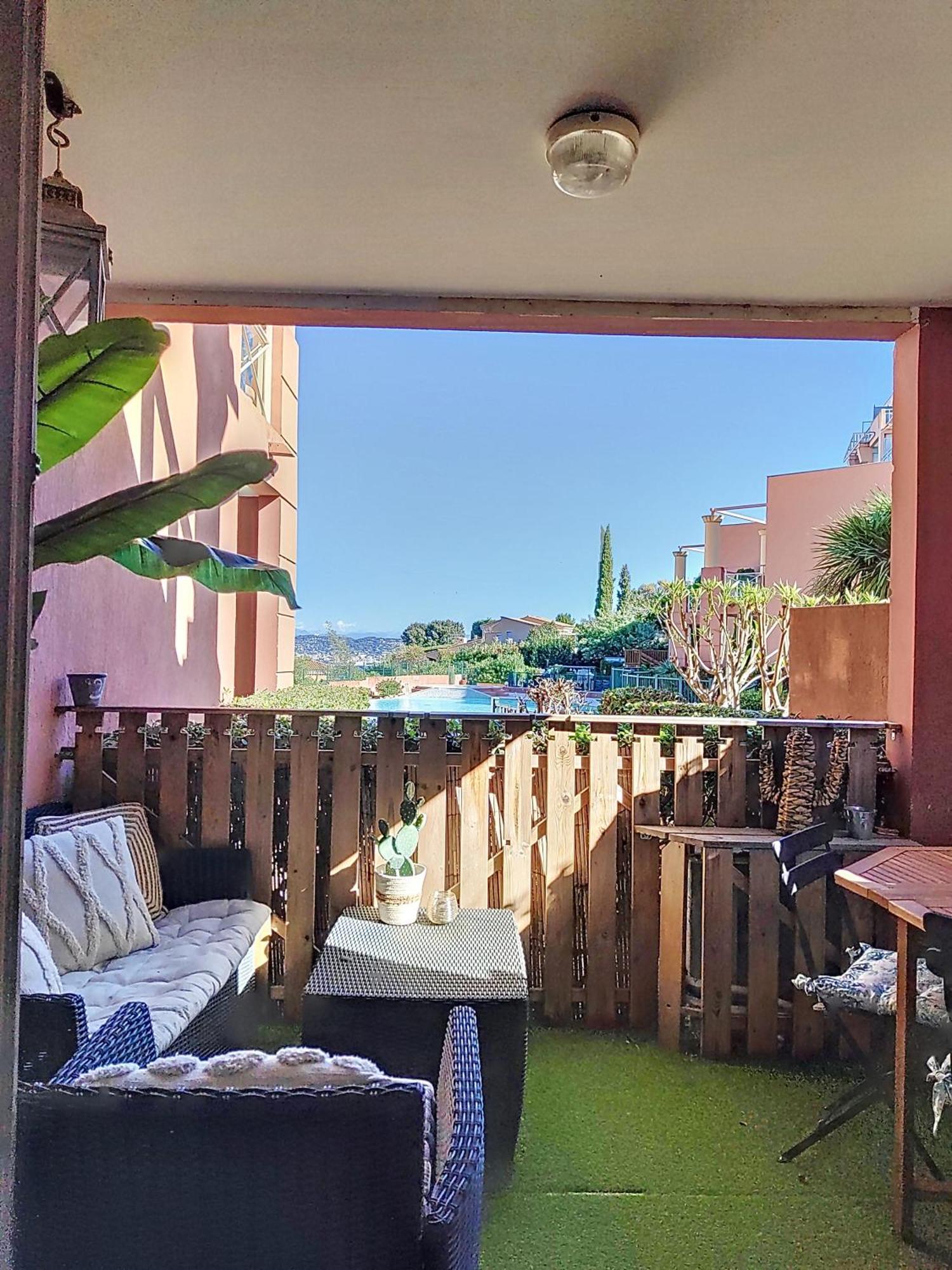 Vue Mer, Piscine, Free Parking Daire Théoule-sur-Mer Dış mekan fotoğraf